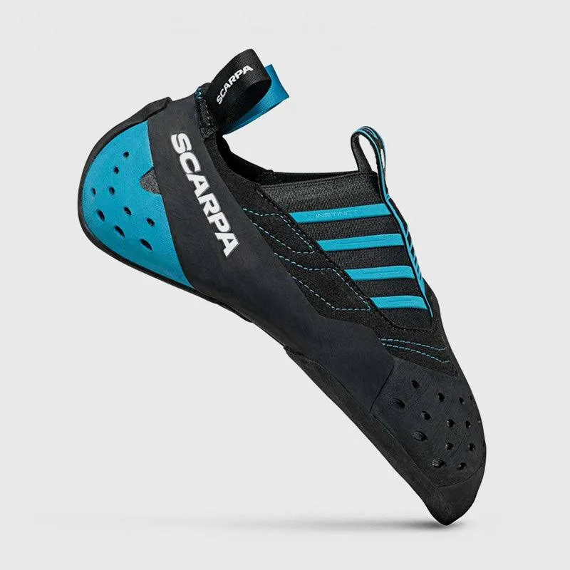 SCARPA Instinct S climbing shoes-Black/Azure-40