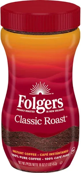 Folgers Classic Roast Instant Coffee