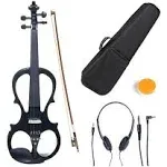 Cecilio Solid Wood Electric/Silent Violin with Ebony Fittings Style 1