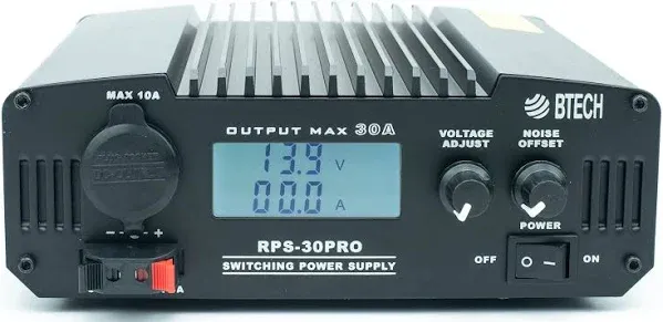 RPS-30PRO 30 Amp Regulated Universal Compact Bench Power Supply, AC-to-DC Pow...