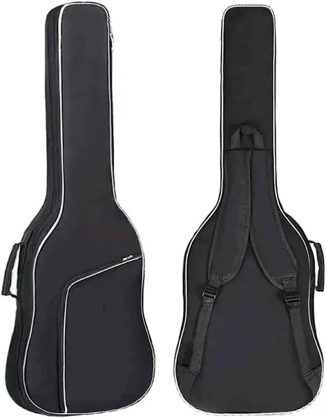 Bass Guitar Bag Gig Bag 0.35 Inch Backpack Padded Soft Case Padding Black Electr