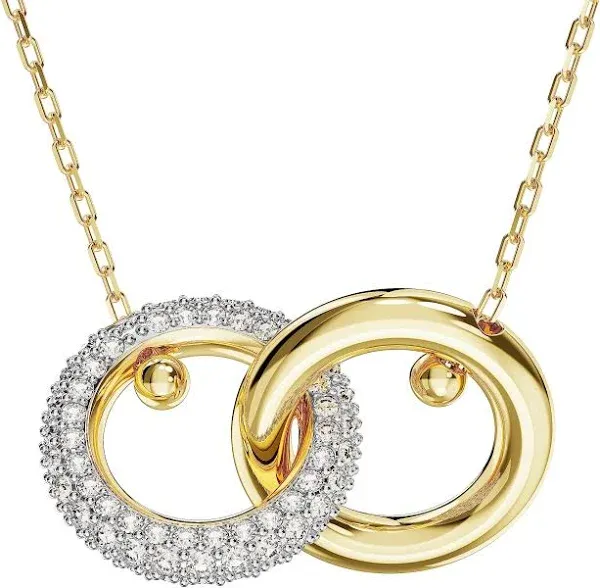 Swarovski Dextera Interlocking Loop Pendant Necklace