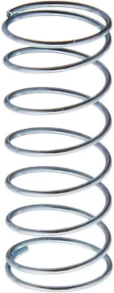 Prime-Line SP 9727 Compression Spring, Spring Steel Construction, Nickel-Plated Finish, 0.041 GA x 5/8 In. x 1-1/2 In. (2 Pack)