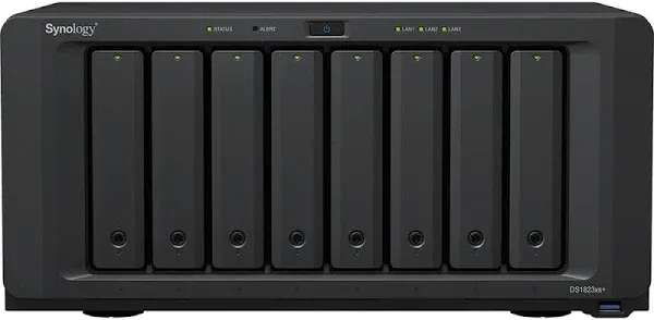 Synology DiskStation DS1823xs+ NAS Server with Ryzen 3.35GHz CPU 32GB Memory HDD Storage