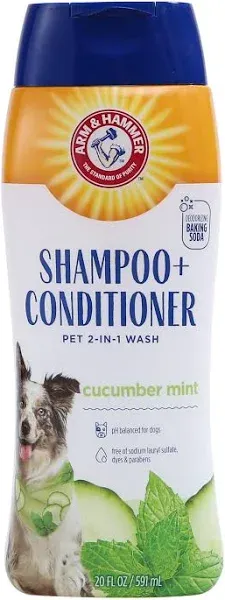 Arm & Hammer® Cucumber Mint 2-in-1 Pet Shampoo & Conditioner - 20 oz