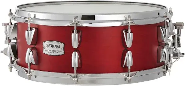 Yamaha Chocolate Satin 14x5.5 Tour Custom Snare Drum