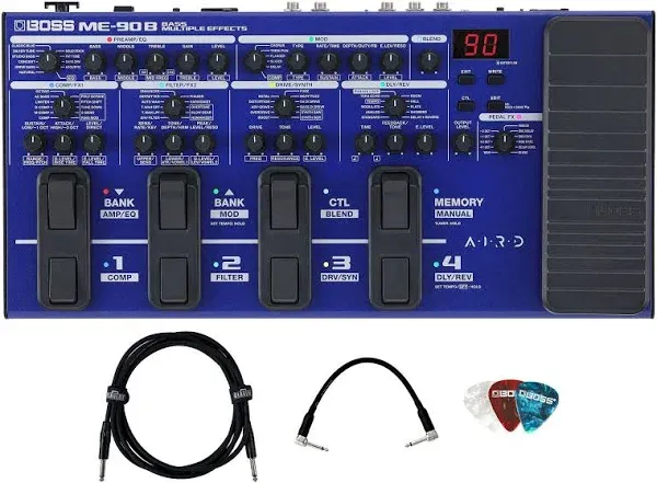 BOSS ME 90B Bass Multiple Effects Multi effects for bass ME90B Blue