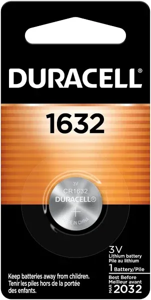 Duracell 1632 Lithium Coin Battery