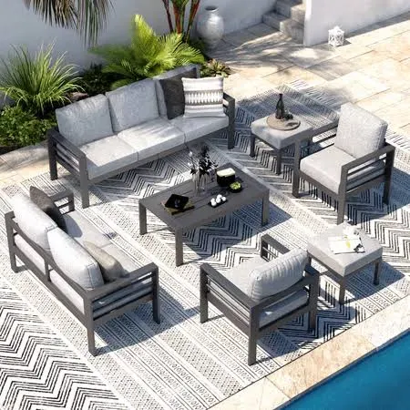 Aecojoy 7 Pieces Outdoor Furniture Set