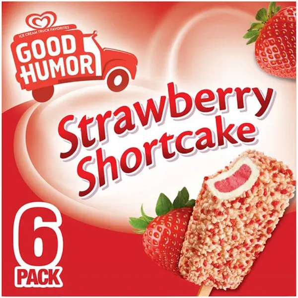 Good Humor Ice Cream Bar, Strawberry-Shortcake (4 fl oz)