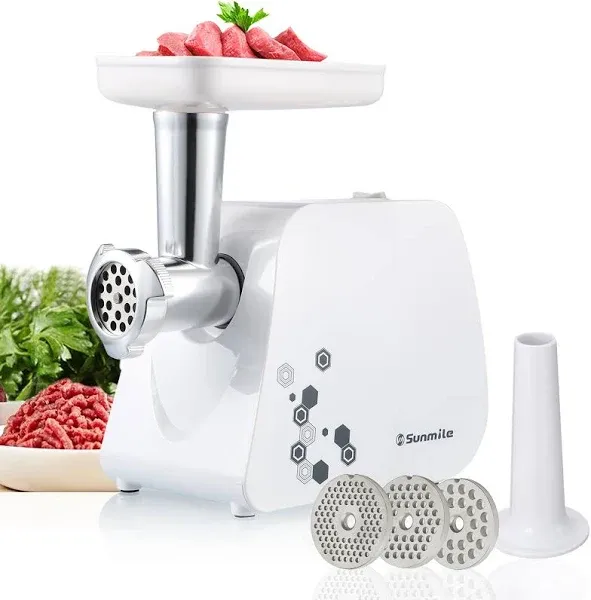 Electric Meat Grinder Sausage Maker 1HP 1000W Max Stainless Steel Cutting Blade