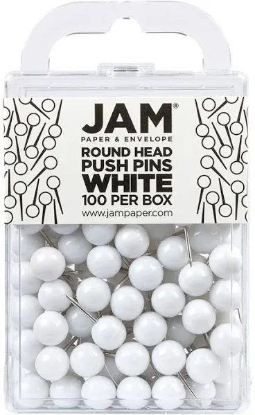 JAM Paper Round Head Push Pins