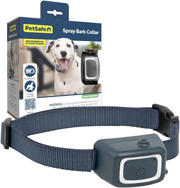 PetSafe Spray Bark Collar. Rechargeable for Dogs Over 8 Lbs. 2 Cartridges NEW!!!