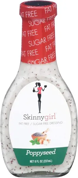 Skinnygirl Salad Dressing Fat- Sugar-Free RASPBERRY VINAIGRETTE 8Oz Skinny Girl