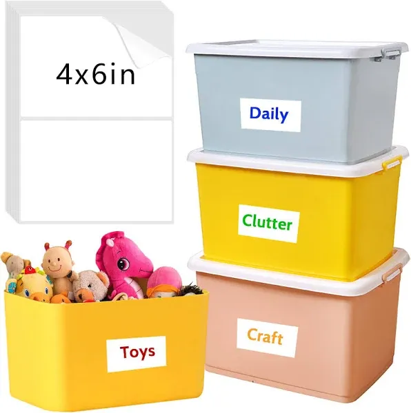 Joyberg 150 Pcs Removable Labels for Storage Bins