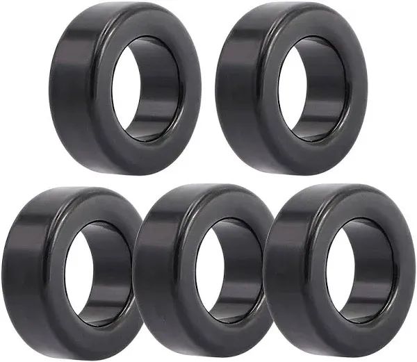 5pcs 42 * 24 * 16mm Toroid Core,Ferrite Rings Toroid core Iron (Black)