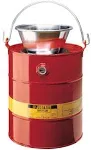 Justrite 10905 5 Gallon Red Drain Can