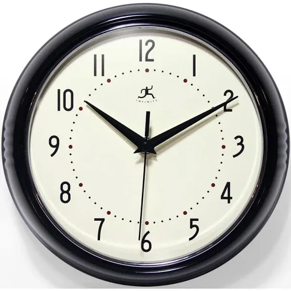 Infinity Instruments Retro Round Wall Clock