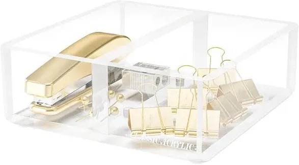 Clear Desk Accessories For Office -A Modern Office Organizer W/A Removable