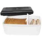 Tupperware Bread Saver- Storage Container & Bread Box for Bread, Pastries, Bagels & More, CondensControl- Moisture Control Technology, Keeps Bread Fresher Longer- 6.5" x 12.63" x 6”