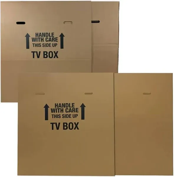 TV Moving Box Fits Up to 70" (2 Pcs)