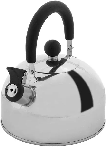 Lily's Home 2 Quart Stainless Steel Whistling Tea Kettle