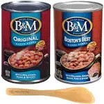 B&amp;M Baked Beans Original and Boston&#039;s Best 16 Ounce Pack of 2 - with Make You...