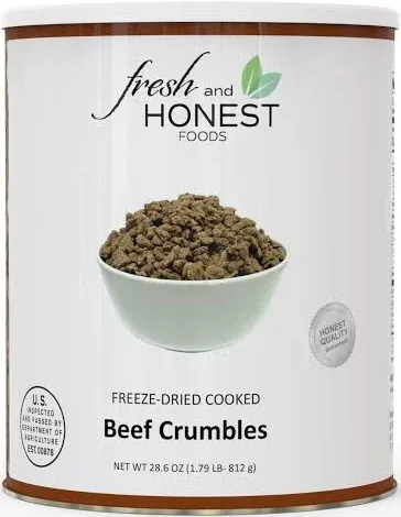 Fresh & Honest Foods Freeze Dried Beef Crumbles