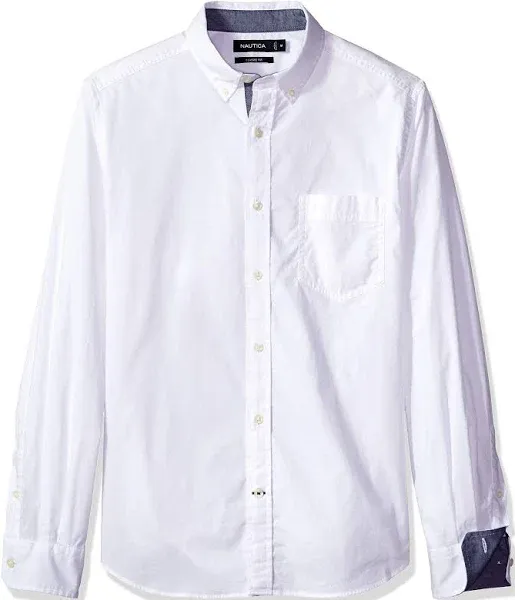 Nautica Men's Classic-Fit Stretch Button-Down Shirt