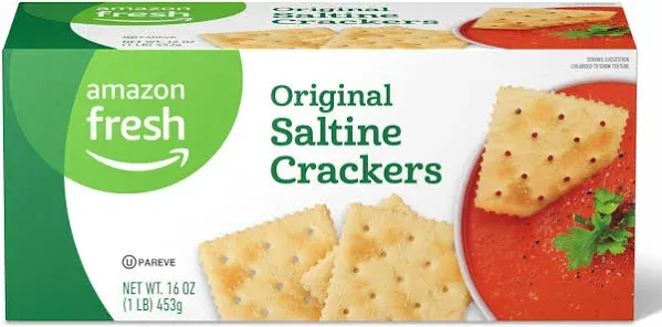 Amazon Brand Happy Belly Original Saltine Crackers