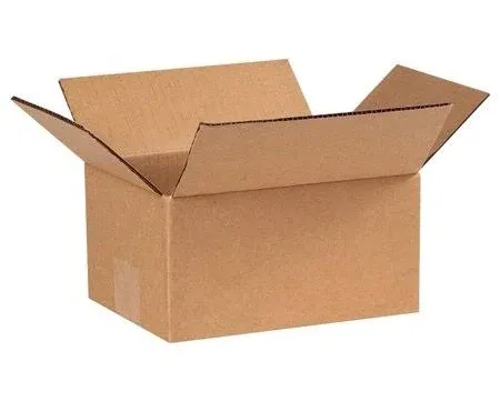 - 8x6x4 Pack of 25 Corrugated Cardboard Packing Shipping Mailing Moving Carto...