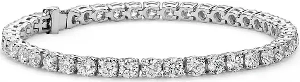 Cate &amp; Chloe 18kt Gold Plated Diamond CZ Tennis Bracelet