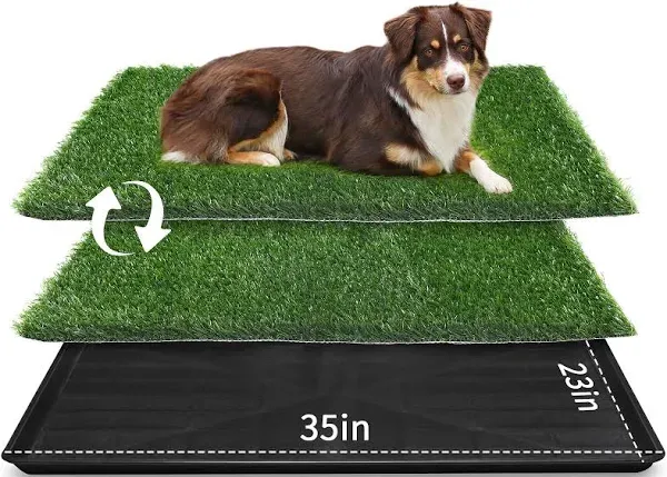 LOOBANI Extra Large Dog Grass Potty Tray