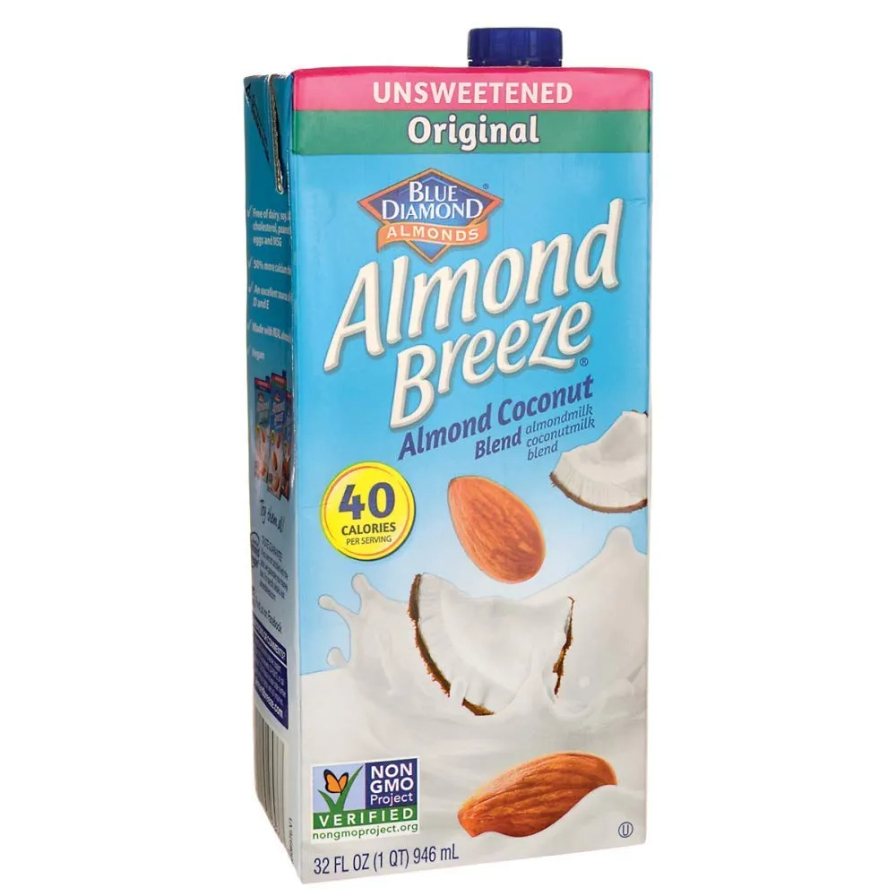 Almond Breeze Unsweetened Original Almondmilk Coconutmilk Blend 32 fl oz