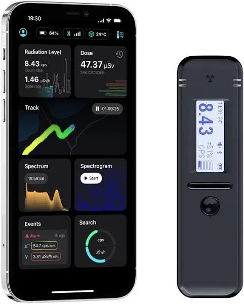 Neхт Generation Geiger Counter Nuclear Radiation Detector and Personal Dosimeter Radiacode 102
