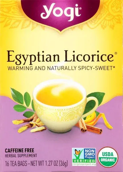 Yogi Egyptian Licorice 16 Tea Bags