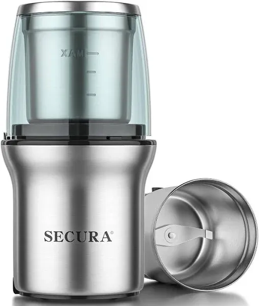 Secura Electric Coffee Grinder Spice Grinder