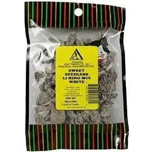 Asia Trans Sweet Seedless Li Hing Mui Crack Seed Plums Hawaiian Favorite Naturally Sweet Dried Asian Plum Candy 4 oz