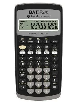 Texas Instruments BA II Plus Financial Calculator