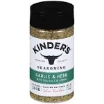 Kinder's Garlic & Herb with Sea Salt & Lemon Seasoning