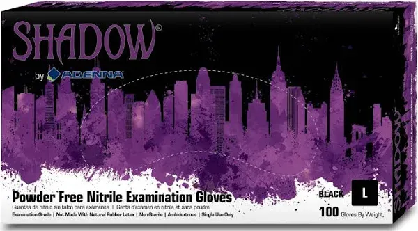 Adenna Shadow Nitrile Powder Free Exam Gloves