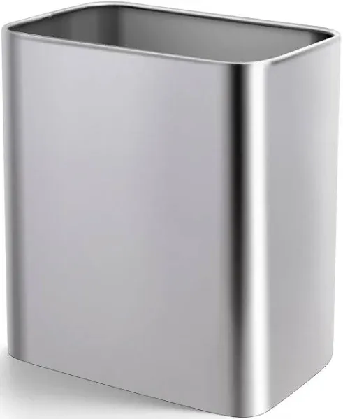 Cesun Small Bathroom Trash Can 2.1 Gallon Wastebasket Modern Metal Garbage Can Office Waste Basket