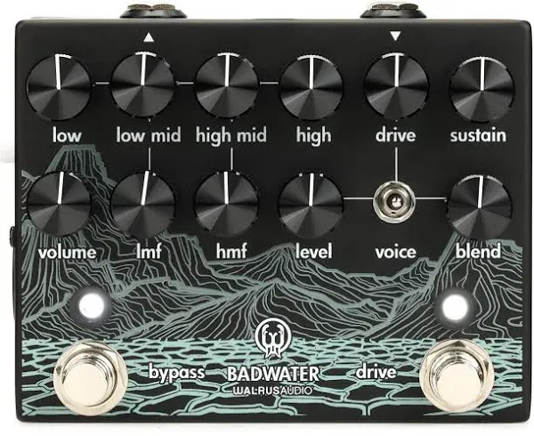 Walrus Audio Badwater Bass Pre-Amp D.I