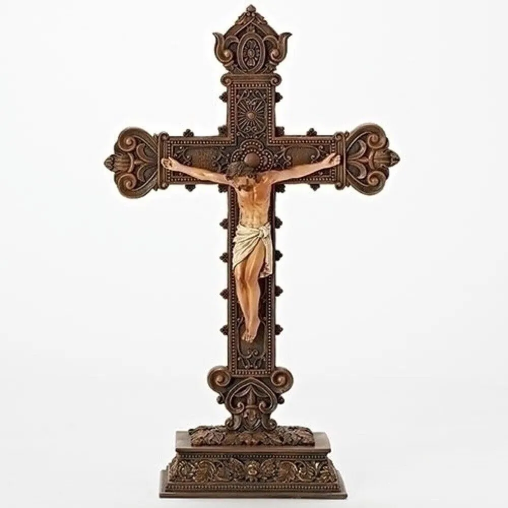 14.5"H Standing Crucifix