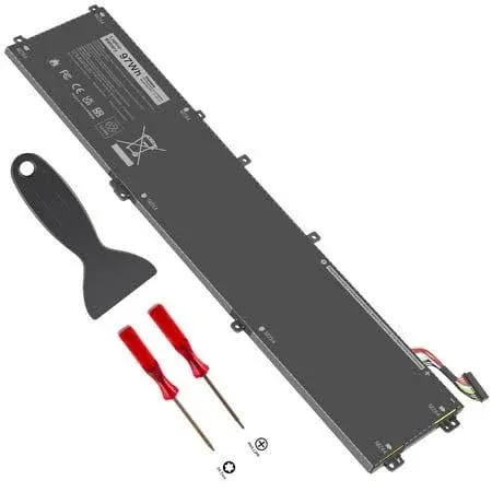 11.4V 97Wh 6GTPY Laptop Battery for Dell XPS 15 9560 9570 9550 7590 Precision ...