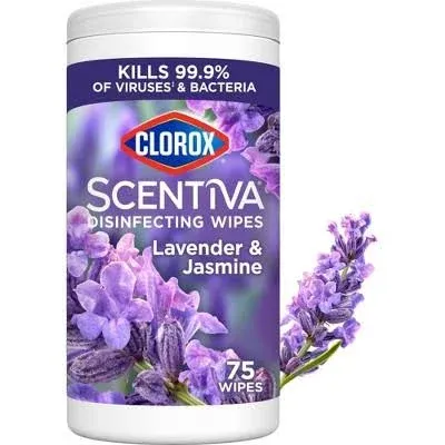 Clorox Scentiva Disinfecting Wipes Tuscan Lavender & Jasmine