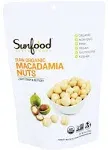 SunFood Superfoods Macadamia Nuts, Raw Organic - 8 oz