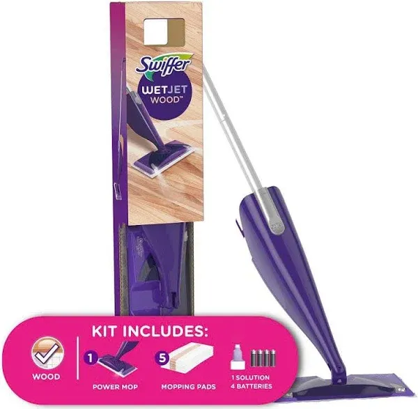 Swiffer WetJet Wood Floor Spray Mop Starter Kit