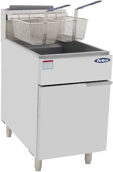 Atosa ATFS-75-LP 75 POUND DEEP FRYER PROPANE 21&#034; WIDE