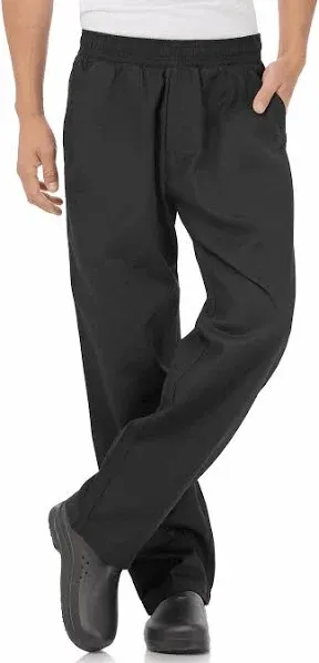 Chef Works Men&#x27;s Black Pants Size M